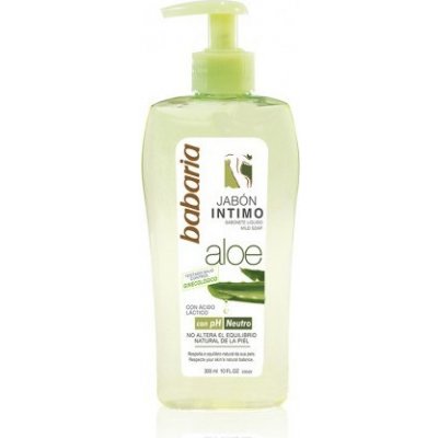 Babaria Intimate Aloe Soap Mýdlo pro každodenní intimní hygienu 300 ml