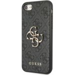 Pouzdro Guess iPhone 7 / 8 / SE 2020 / 2022 4G Big Metal Logo šedé – Hledejceny.cz