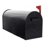 BTV US Mailbox Alu černá vč. STOJANU -americká poštovní schránka