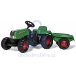 Rolly Toys Šlapací traktor Rolly Kid s vlečkou zelená – Zboží Dáma