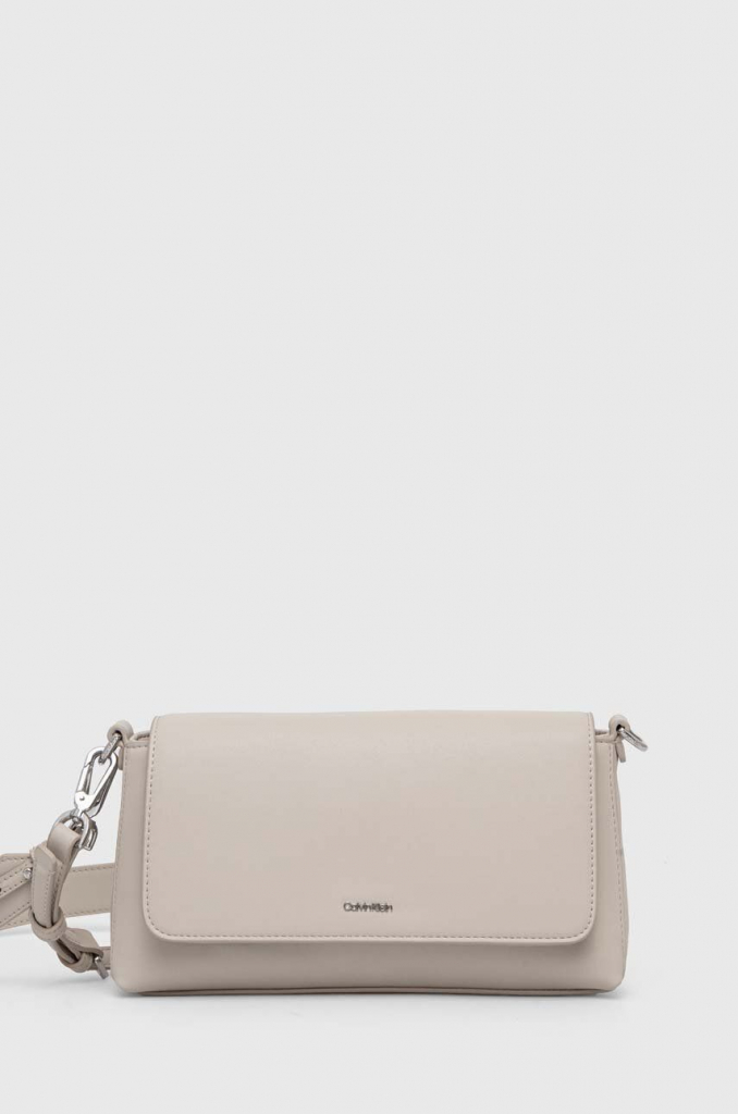 Calvin Klein kabelka Ck Must Shoulder bag K60K611928 Šedá