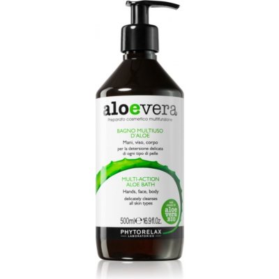 Phytorelax Laboratories Aloe Vera tekuté univerzální mýdlo na tělo a obličej 500 ml – Zboží Mobilmania