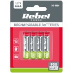 Rebel BAT2013 AAA 900 mAh Ni-MH 1,2 V 4 ks R3 – Zboží Živě
