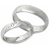 Prsteny Aumanti Snubní prsteny 113 Stříbro bílá