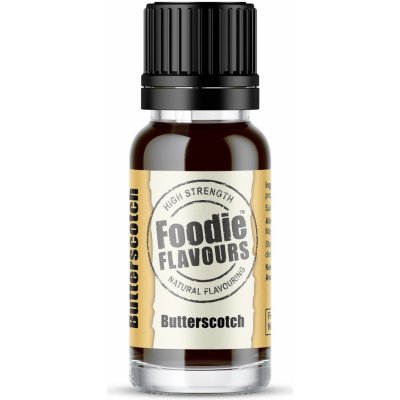 Foodie Flavours Přírodní koncentrované aroma 15 ml máslové – Zboží Dáma