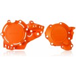ACERBIS kryty motoru (kryt víka/ krytu spojky i alternátoru) X-POWER KTM EXC 250 / 300 17-19, SX 250 17-18, HUSQVARNA TE 250 / 300 17-19, TC 250 17-18 barva oranžová – Hledejceny.cz