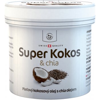 Herbamedicus kokosový olej Super Kokos s chia pleťový 4 x 150 ml