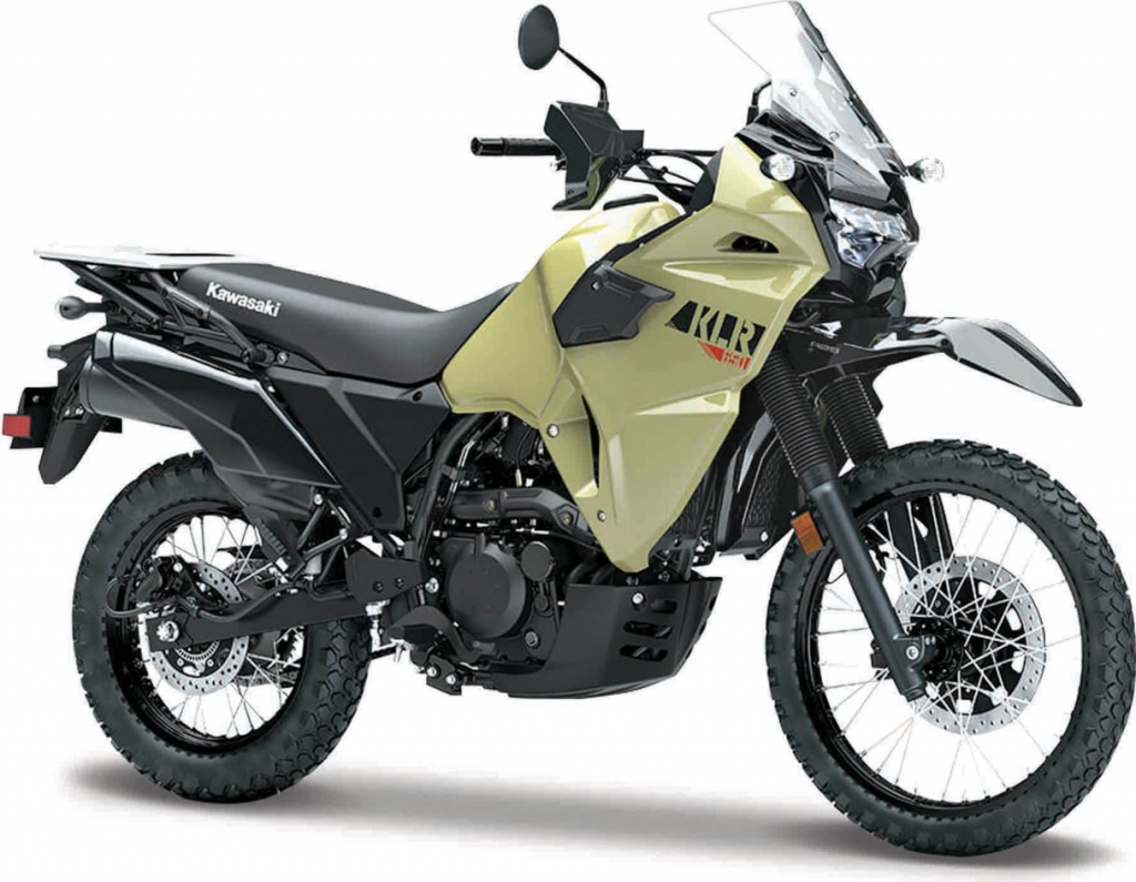 Maisto Motocykl Kawasaki KLR® 650 Khaki černá 1:18