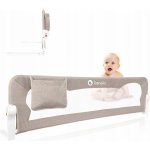 Lionelo dětská zábrana na postel Eva Beige Melange – Zboží Dáma