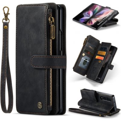 PROTEMIO 45177 WALLET Ochranný kryt s peněženkou 2v1 pro Samsung Galaxy Z Fold 3 5G černý