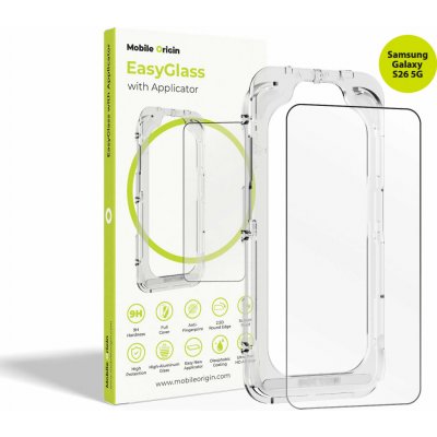 Mobile Origin Easy Glass na Samsung Galaxy S26 5G, s aplikátorem EGA-GS26 průhledné – Zboží Živě