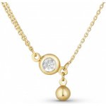 Luxur Náhrdelník nebo náramek žluté zlato a bílý topaz 585-14-5-1388.0Z00.0.48.601.33 – Sleviste.cz