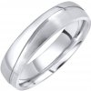Prsteny SILVEGO Snubní ocelový prsten Glamis pro muže i ženy RRC8453M