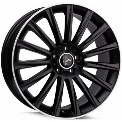 Keskin KT18 7x17 5x108 ET48 matt black polished