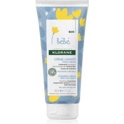 Klorane Bébé Calendula čisticí krém pro suchou až velmi suchou pokožku 200 ml – Sleviste.cz