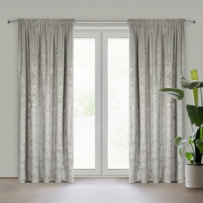 EUROFIRANY ZATEMŇOVACÍ ZÁVĚS NA PÁSCE RAJA 140X270 CM VZOROVANÁ – Hledejceny.cz