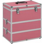 ZBXL Kosmetický kufřík 37 x 24 x 40 cm růžový – Zboží Mobilmania