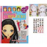 FONI Book Pracovní sešit se samolepkami Doplňovačka holčičky + 200 nálepek CZ verze 21x28cm – Hledejceny.cz