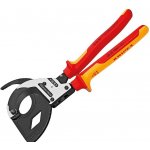 Kleště na kabely ráčnové VDE Knipex 95 36 320 – Zboží Dáma