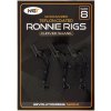 Příslušenství pro vlasce a ocelová lanka NGT Montáž Ronnie Rig & Teflon Hooks vel.8 3 ks