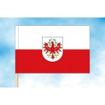 LIBEA, s.r.o. Tyrolsko vlajka Rozměr: 20×30 cm, Uchycení: Návlek na žerď – Hledejceny.cz