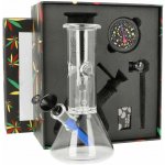 Super Heroes Skleněný bong s perkolací Giftset 20cm – Zboží Dáma