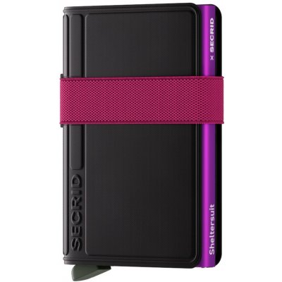Secrid Bandwallet Secrid TPU Sheltersuit Black-Fuchsia – Zboží Mobilmania