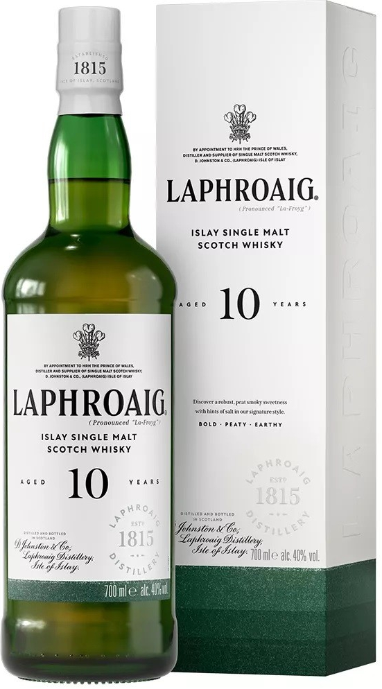 Laphroaig 10y 40% 0,7 l (tuba)