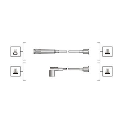 Sada kabelů pro zapalování MAGNETI MARELLI 941319170095 – Hledejceny.cz