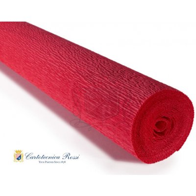 Italský krepový papír Cartotecnica Rossi 140g (50 x 250cm) - červená 980 – Hledejceny.cz