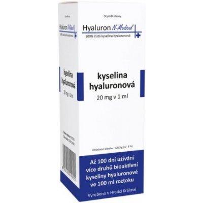 N-Medical 100% kyselina hyaluronová 100 ml + náušnice Swarovski – Hledejceny.cz