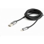 GEMBIRD Kabel USB 2.0 Lightning (IP5 a vyšší) nabíjecí a synchronizační kabel, opletený, 1, 8m, černý, blister – Zboží Živě