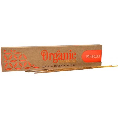 Organic Masala Vonné tyčinky Patchouli 15 g – Zboží Dáma