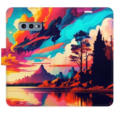 Pouzdro iSaprio flip Colorful Mountains 02 Samsung Galaxy S10e – Zboží Mobilmania