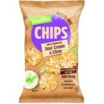 Benlian Rice Chips chipsy z kukuřice a hnědé rýže s příchutí zakysané smetana pažitky 60 g – Zboží Mobilmania