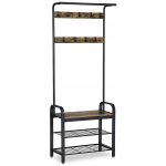 VASAGLE Věšák na kabáty, 183x72x33.7cm, černý – Sleviste.cz