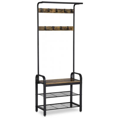 VASAGLE Věšák na kabáty, 183x72x33.7cm, černý – Sleviste.cz