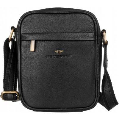 Pánská kožená crossbody taška černá GT230 – Zboží Dáma