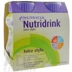 NUTRIDRINK JUICE STYLE S PŘÍCHUTÍ JABLEČNOU POR SOL 4X200ML – Zboží Dáma