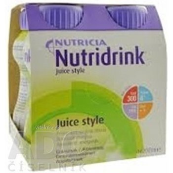 NUTRIDRINK JUICE STYLE S PŘÍCHUTÍ JABLEČNOU POR SOL 4X200ML