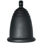 Me Luna menstruační kalíšek M s kuličkou černá – Zboží Mobilmania