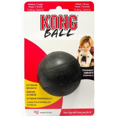 Kong guma Míč černý medium / large – Zboží Mobilmania