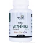 Adelle Davis Vitamin B3 nikotinamid 400 mg 60 kapslí – Hledejceny.cz