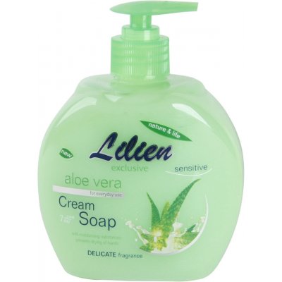 Lilien Aloe Vera tekuté mýdlo dávkovač 500 ml – Zboží Mobilmania