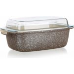 Banquet Pekáč s nepřilnavým povrchem Marrone 32 x 20 x 11 cm 5,7 l s poklicí – Zboží Dáma