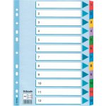 Roztřiďovač kartonový esselte Mylar 1-12 barevný – Zboží Živě