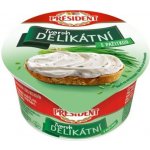 Président Delikátní Tvaroh Pažitka 125 g – Zboží Dáma