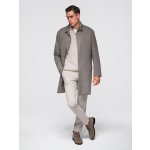 Ombre pánský kabát OM-COLC-0139 ash – Zboží Mobilmania