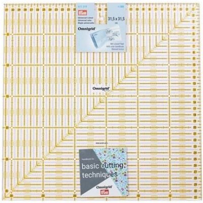 Patchworkové pravítko - Omnigrid - PRYM velikost 31,5 x 31,5 cm – Zboží Dáma