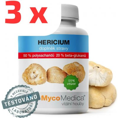 MycoMedica Hericium 50 % 3 x 90 kapslí – Hledejceny.cz
